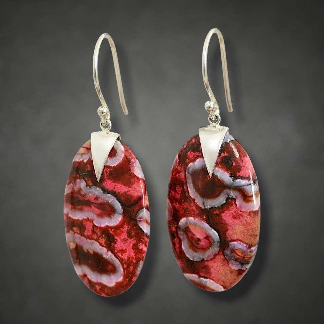 Mammoth Tooth Large Oval Earrings