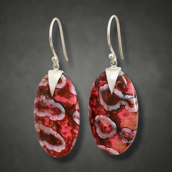 Mammoth Tooth Large Oval Earrings