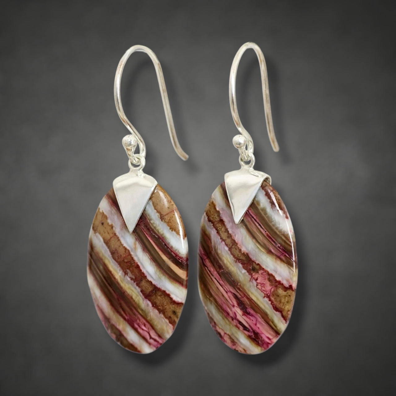 Mammoth Tooth Med Oval Earrings