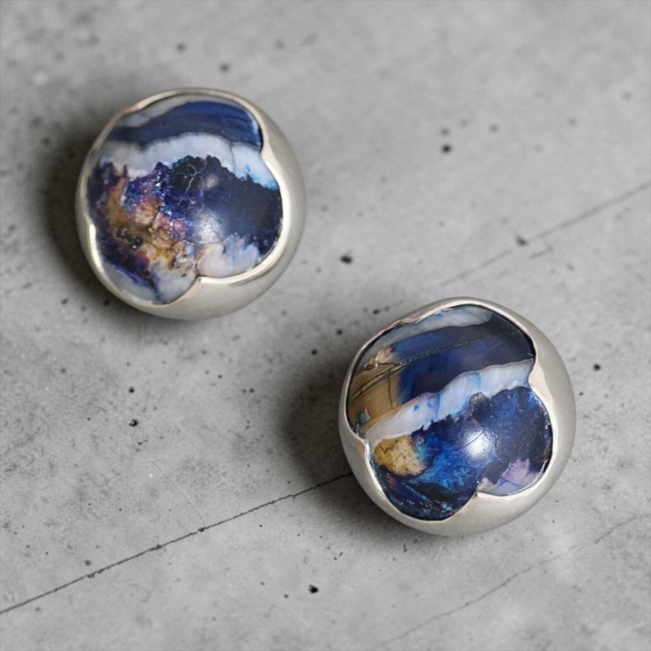 Mammoth Tooth Post Earrings
