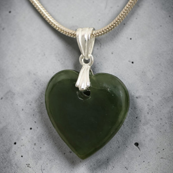 Jade Heart Pendant