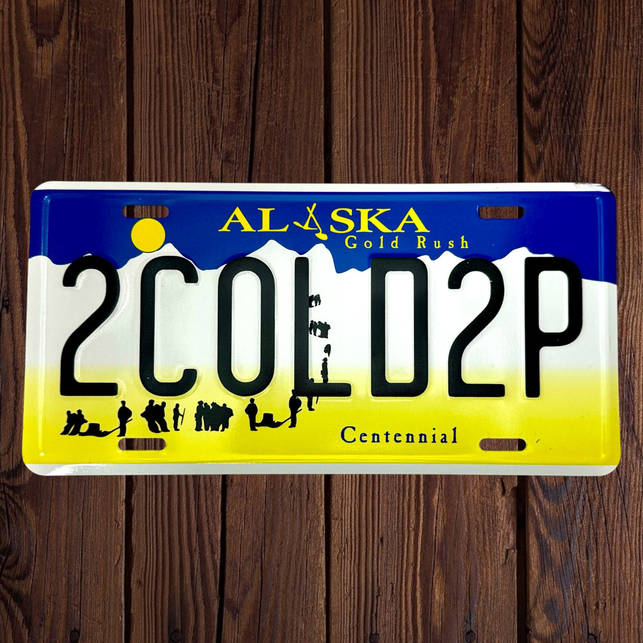 2 Cold License plate