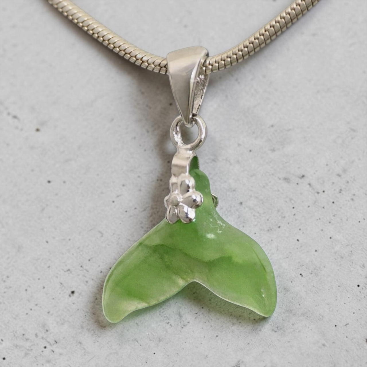 Baby Whale Tail Pendant