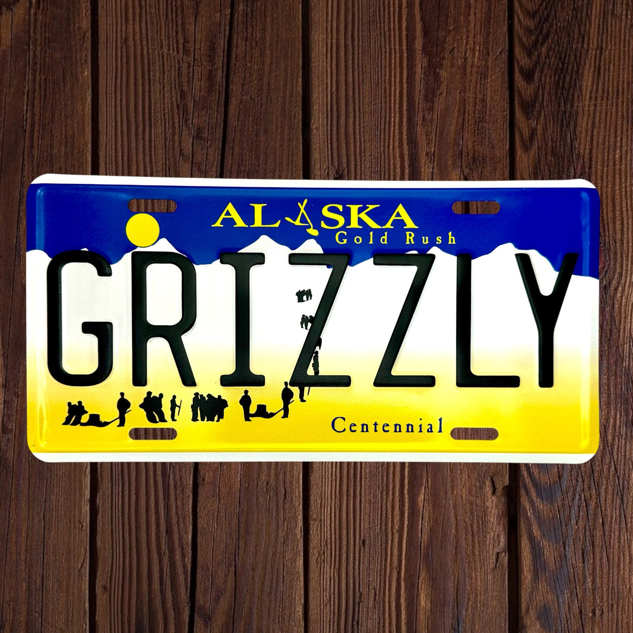 Grizzly License plate