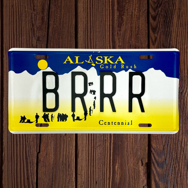 Brrr License plate