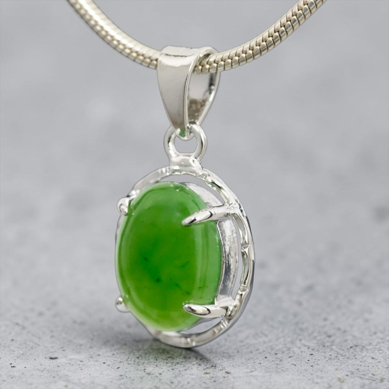 Jade Round Pendant