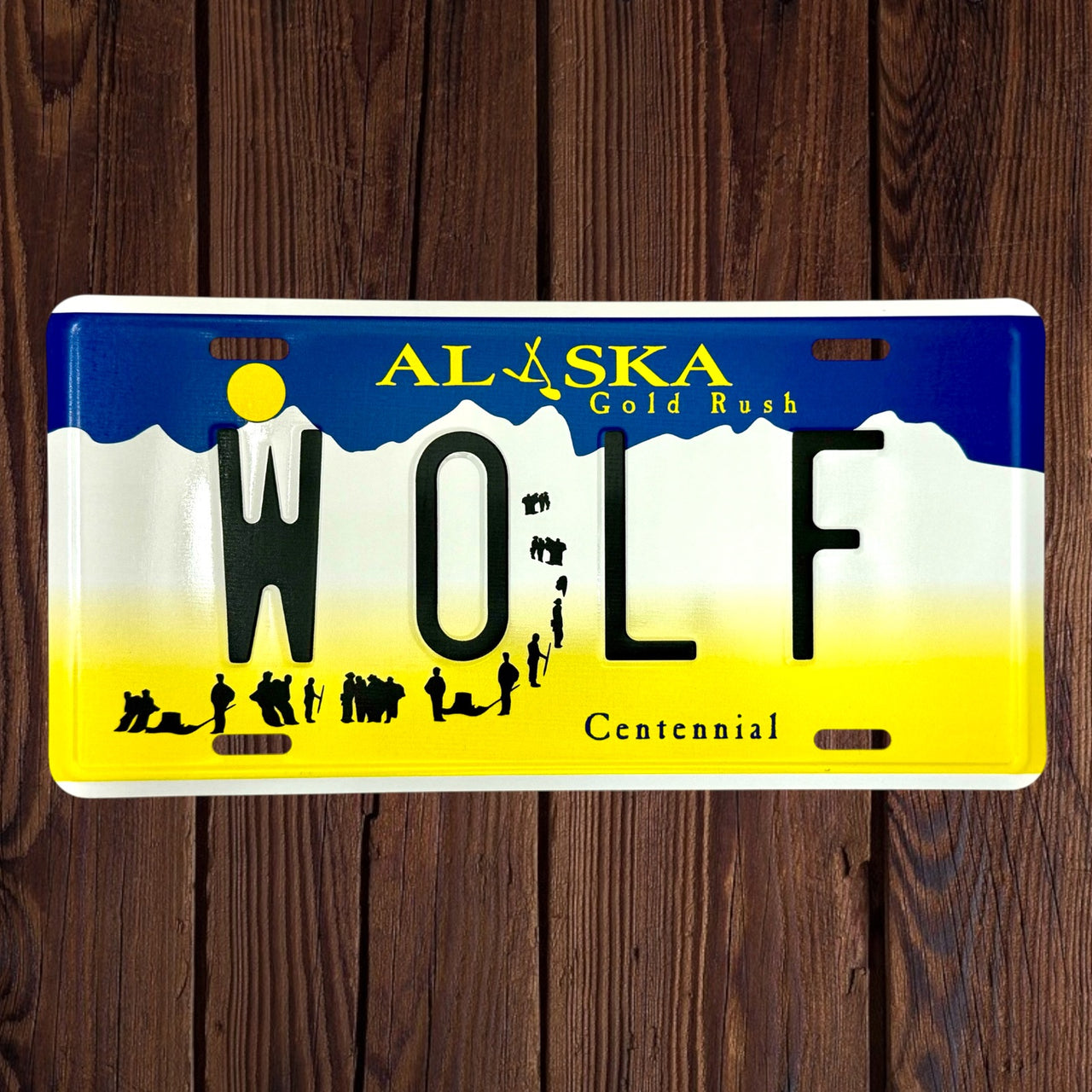 Wolf License plate