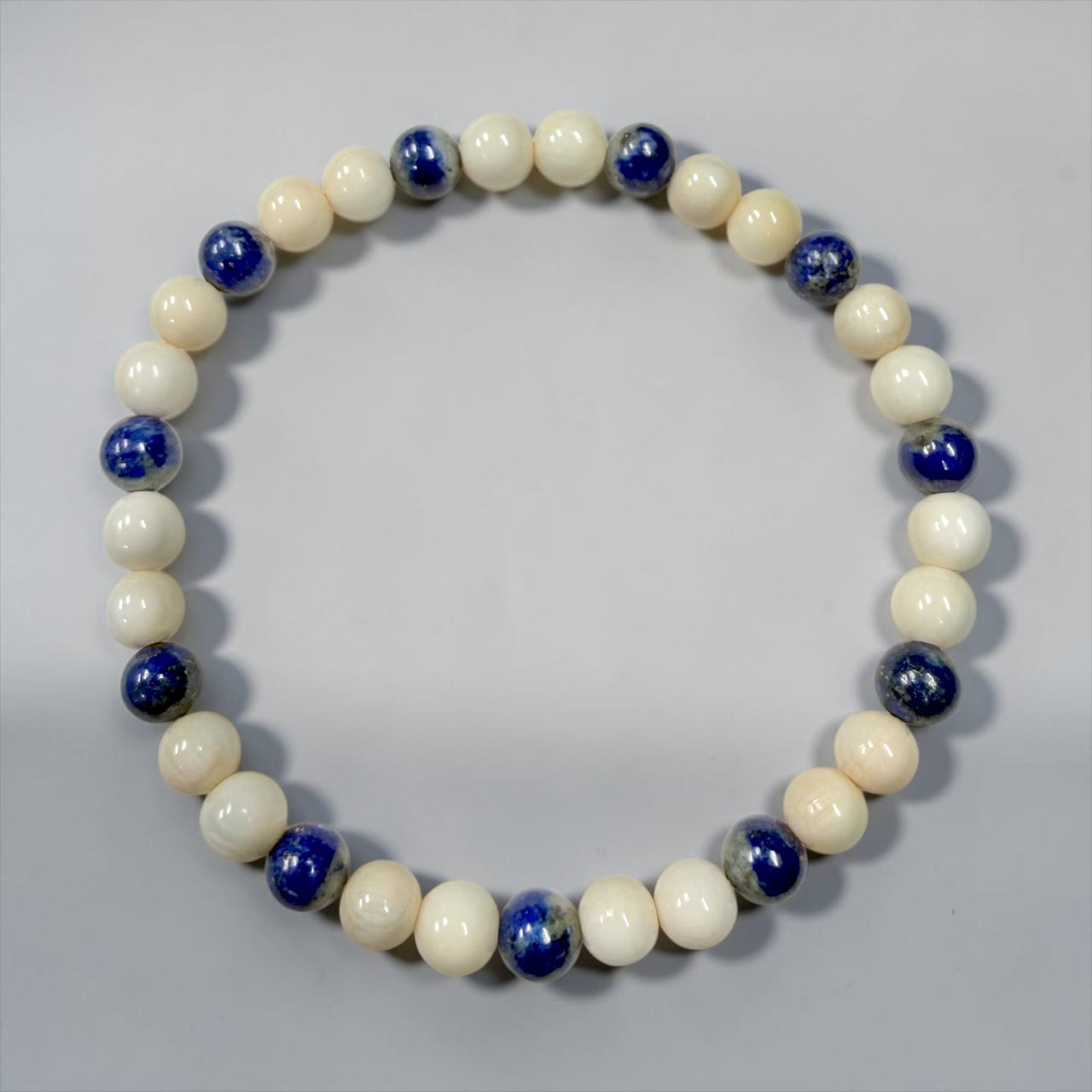 Lapis & Ivory Braclet