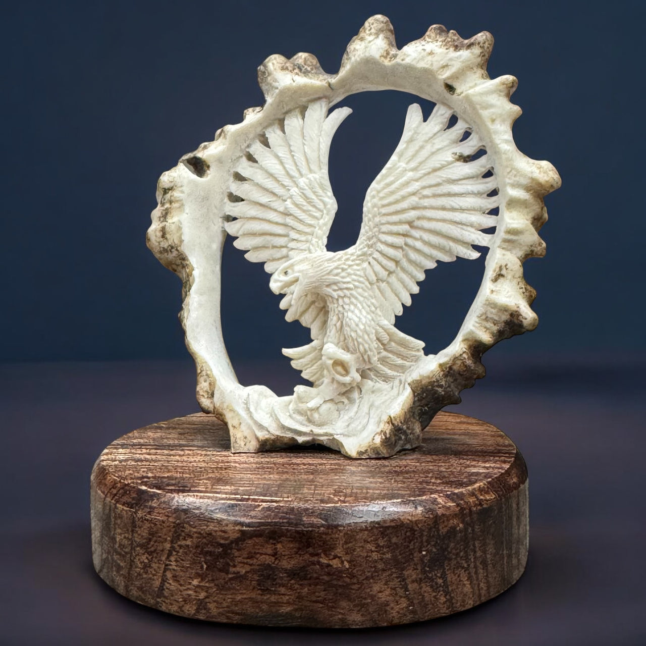 Eagle Antler Carving