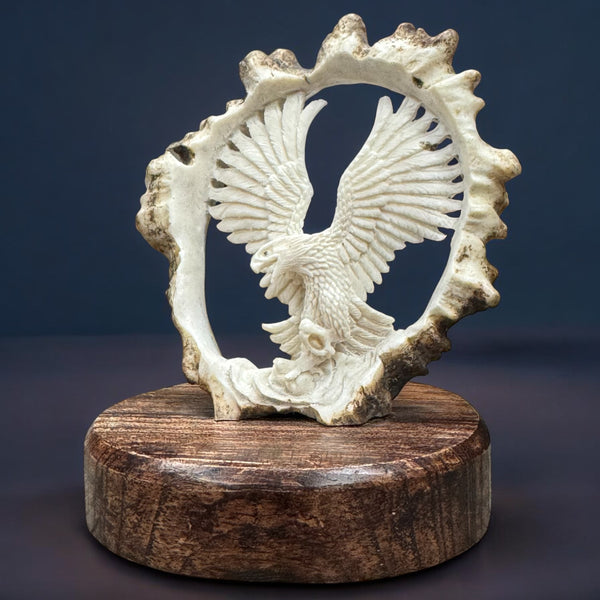 Eagle Antler Carving