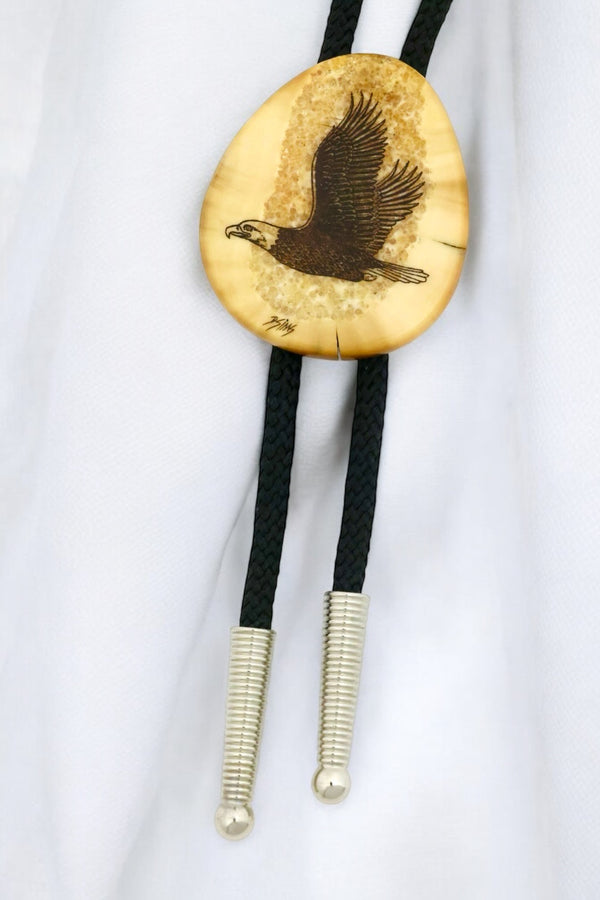 Flying Eagle Bolo Tie