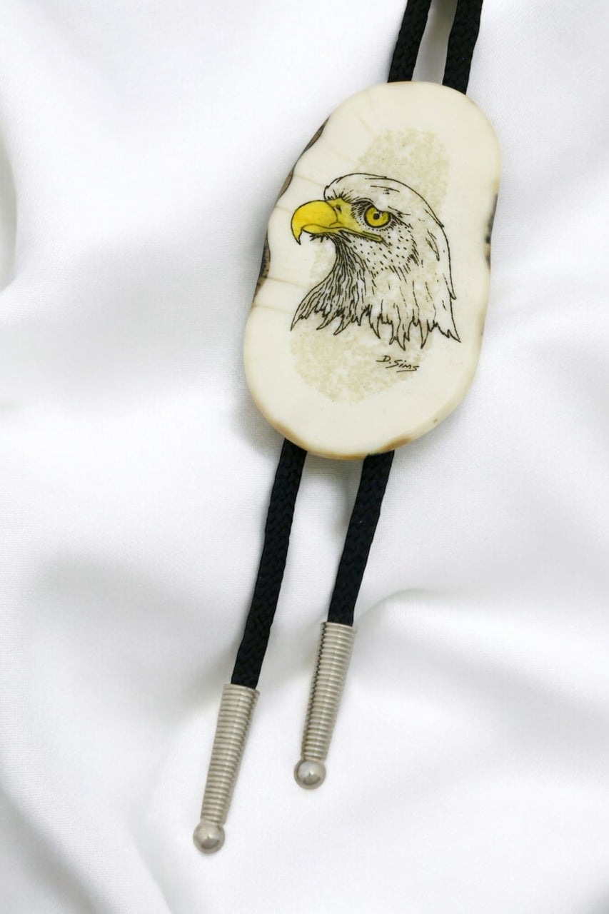 Eagle Head Bolo Tie