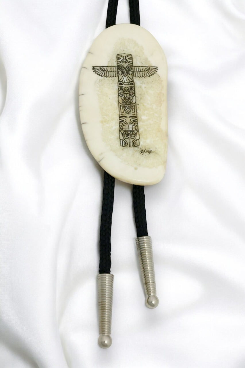 Totem Pole Bolo Tie