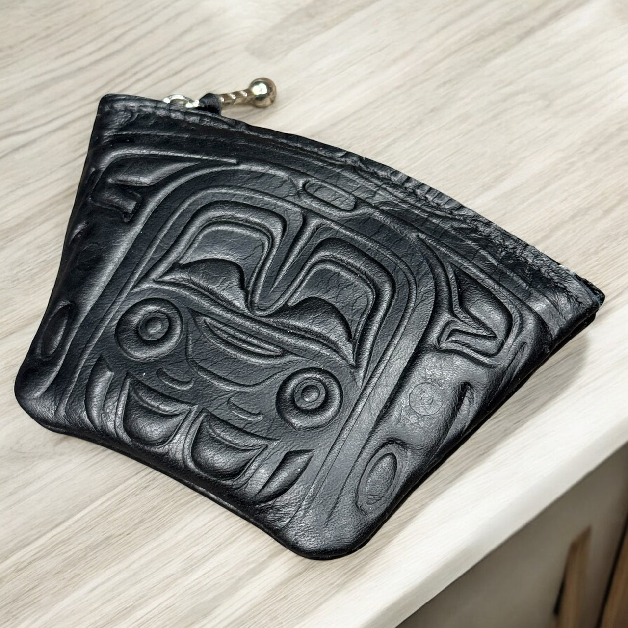 Leather Coin Purse - Bear Box