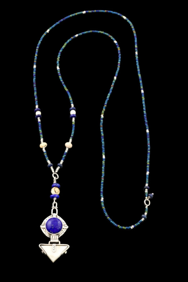 Ivory & Lapis Necklace