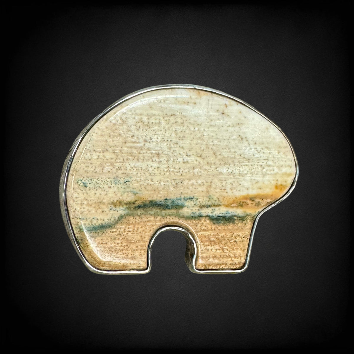 Ivory Bear Pendant/Brooch – Fish Creek Company
