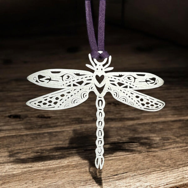 Dragonfly Steel Ornament