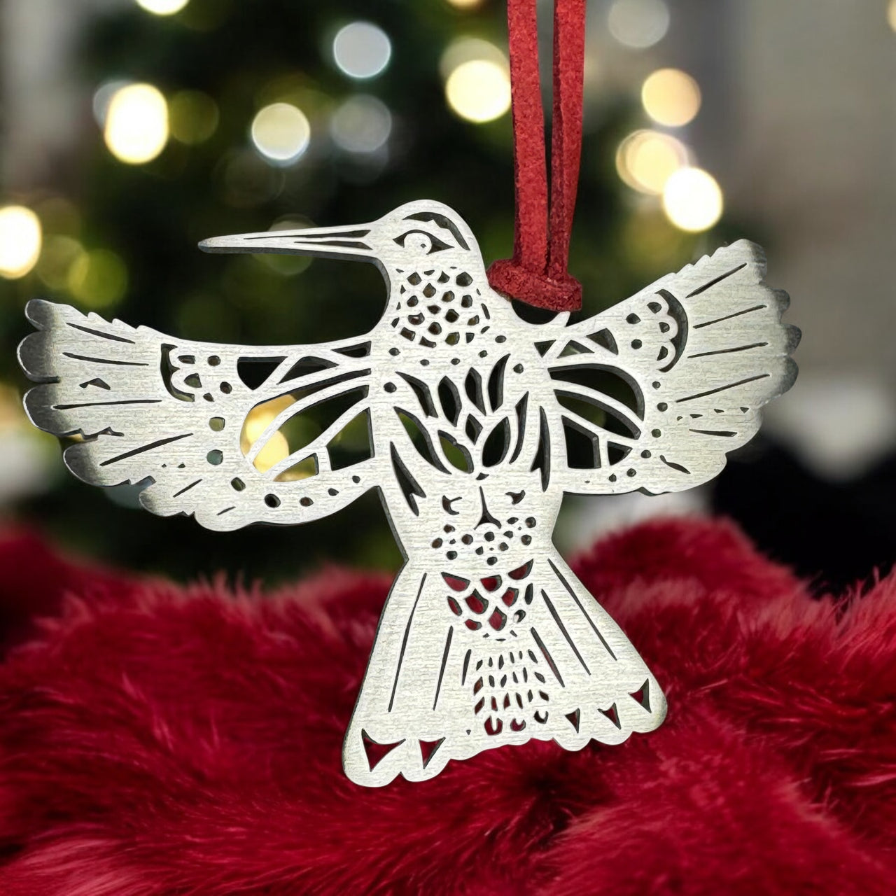Hummingbird Steel Ornament
