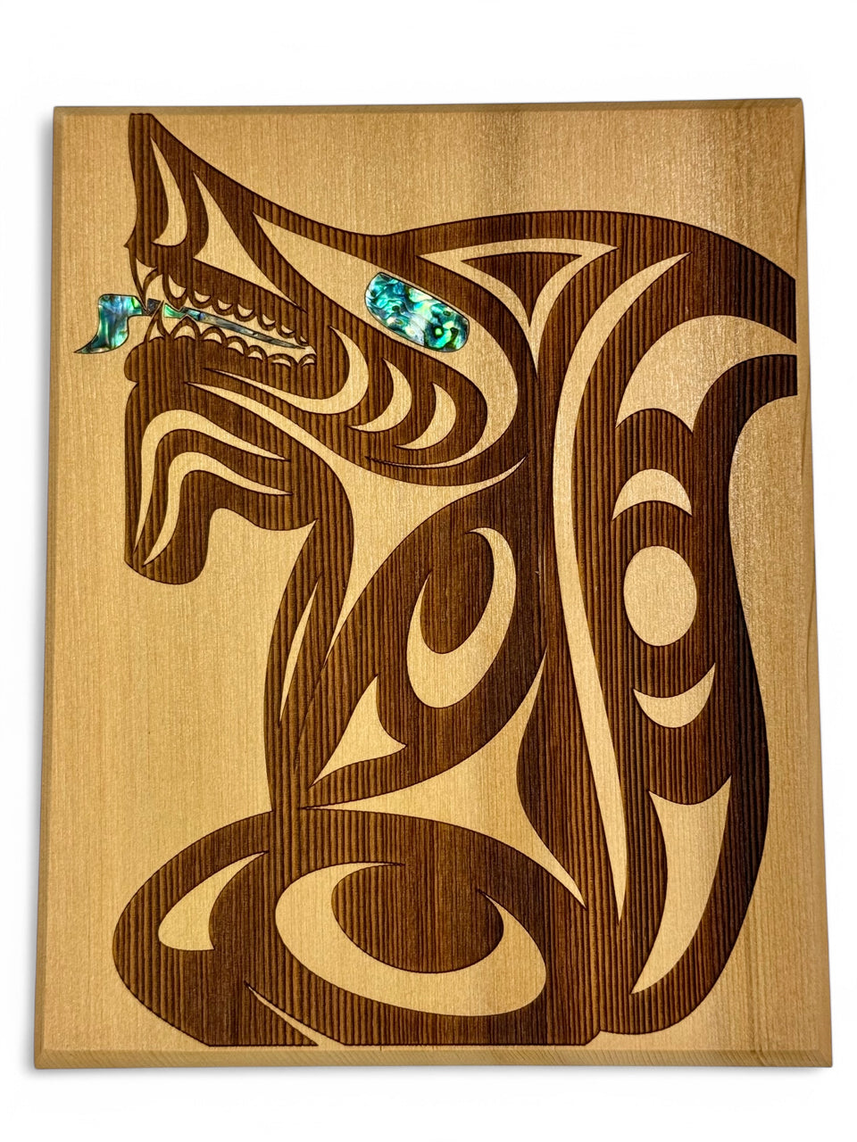 Wolf Cedar Plaque