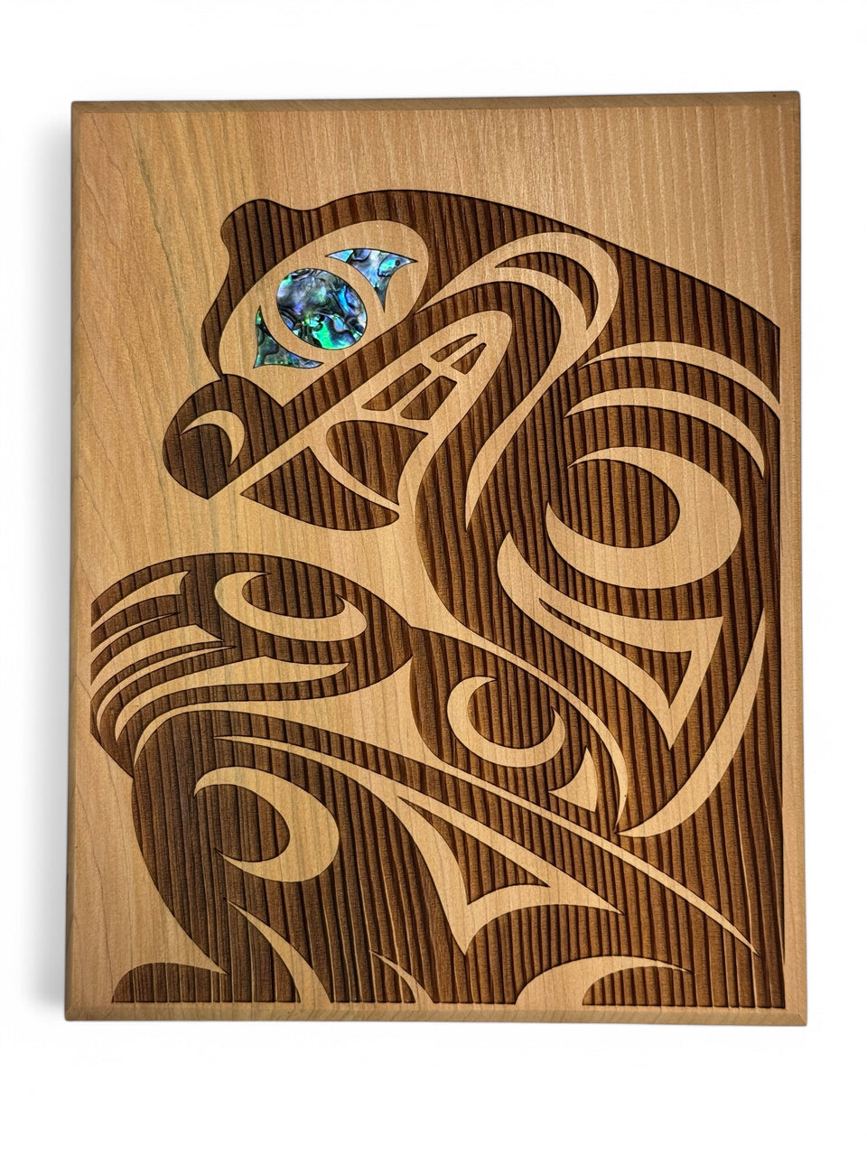 Bear Cedar Plaque