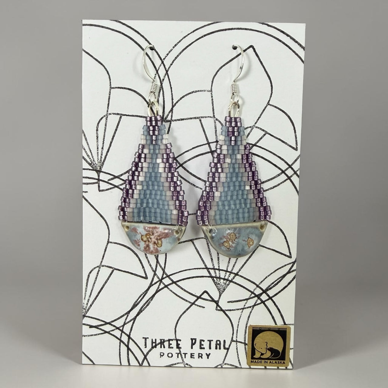 Teardrop Pottery Earrings