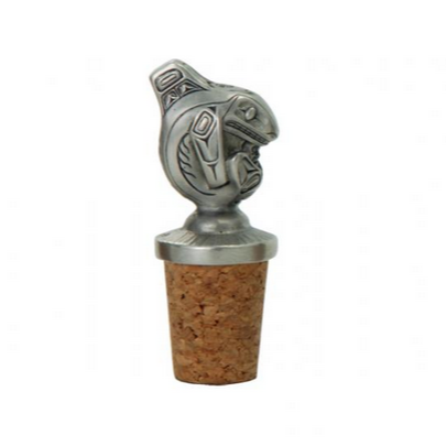 Pewter Alligator Bottle Stopper main image 1