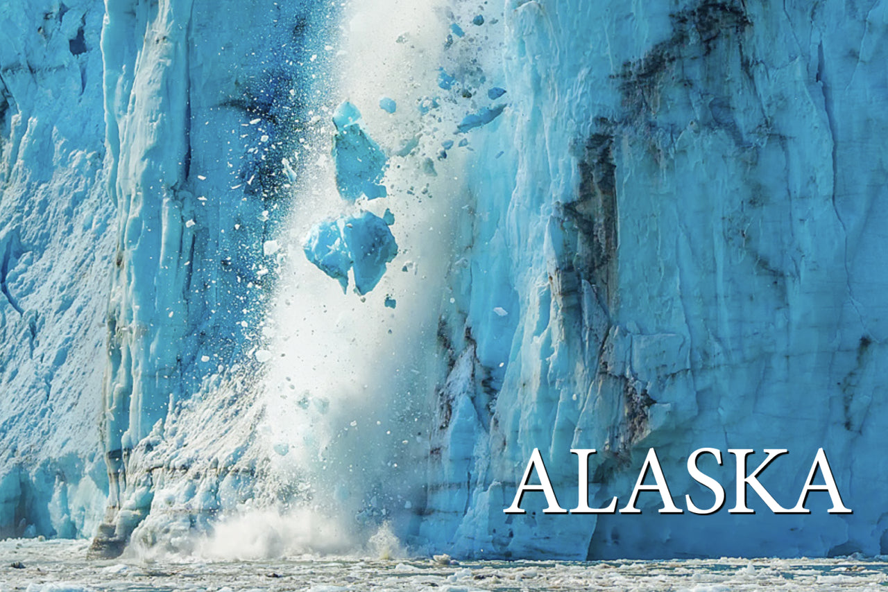 Calving Glacier Postcard