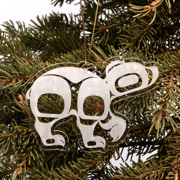 Polar Bear Frosted Ornament