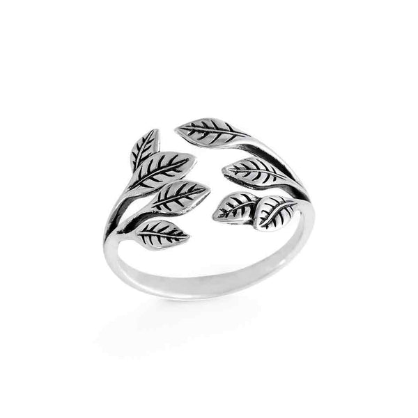 Leaf Cluster Adjustable Ring