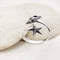 Starfish & Shell Adjustable Ring