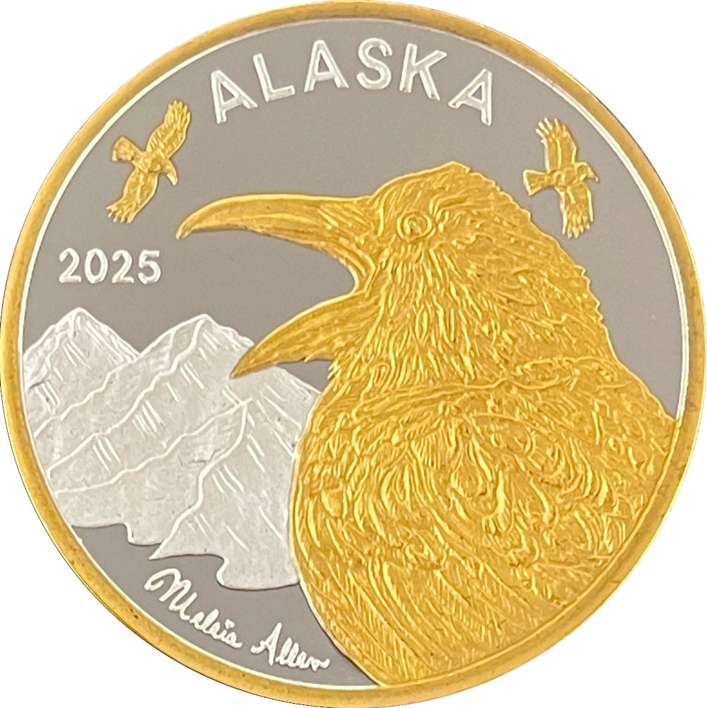 2025 Official State of Alaska “Raven” Medallion – Fish Creek Company