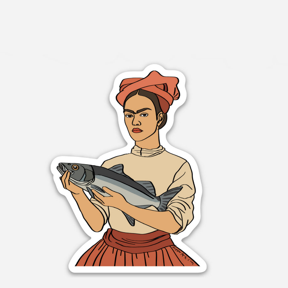 Frida's Fish Sticker