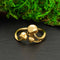 Bronze Adjustable Three Mushroom Ring