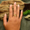 Bronze Leaf Cluster Adjustable Ring