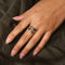 Bronze Adjustable Feather Ring