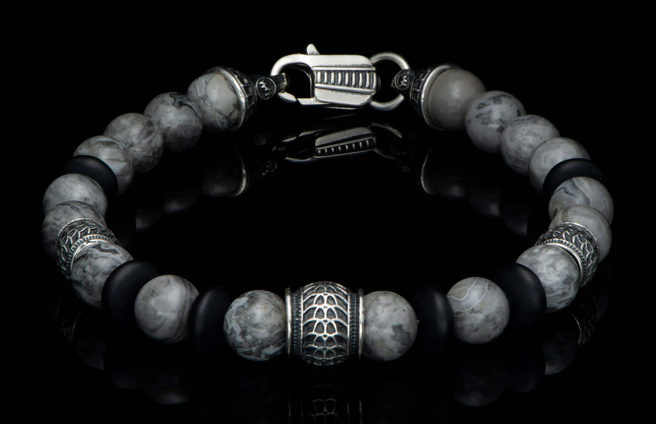 Silverlace Agate Bracelet