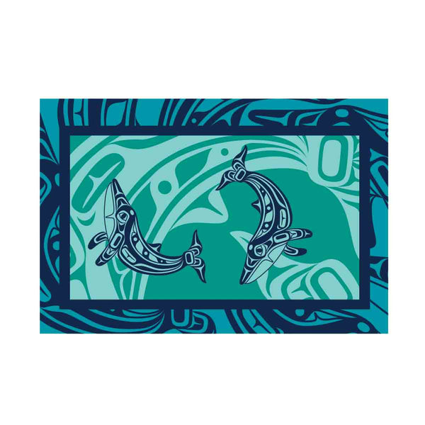 Humpback Whales Postcard