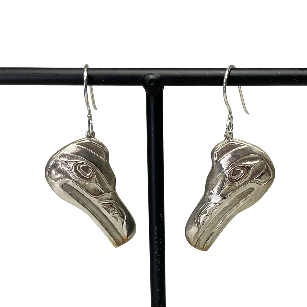 Raven Head Earrings