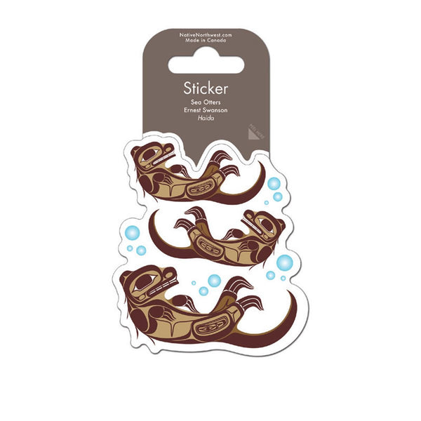Sea Otters Sticker
