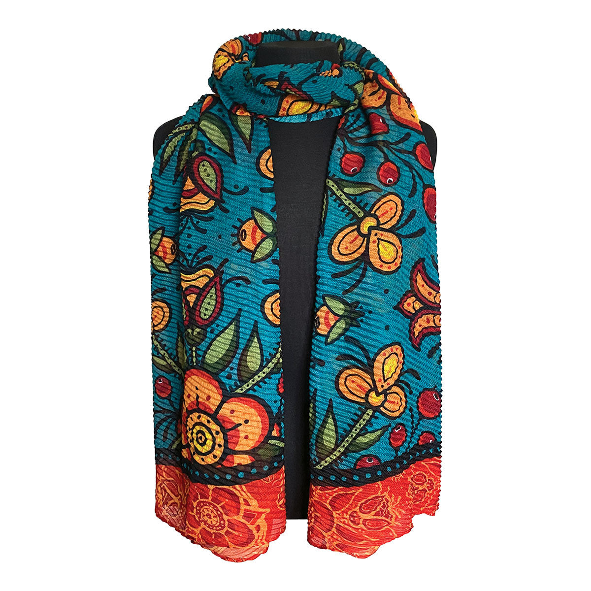 Eco Scarf - Beadwork