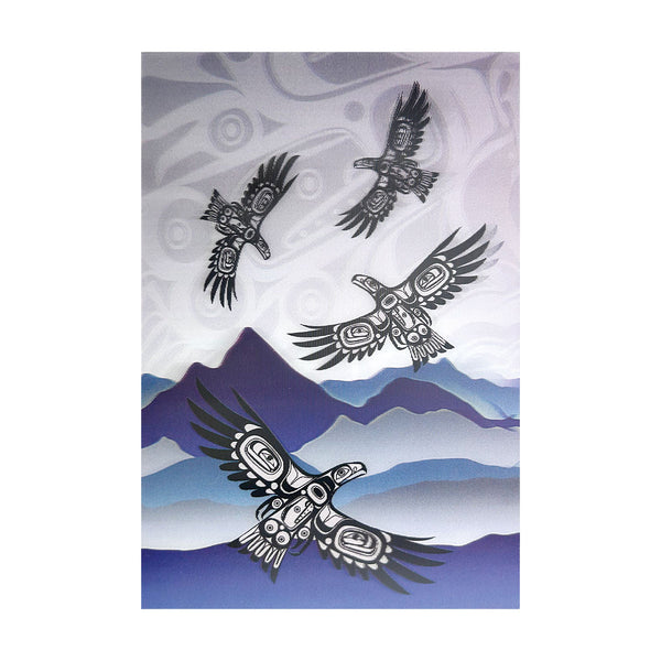 3D Card - Soaring Eagle