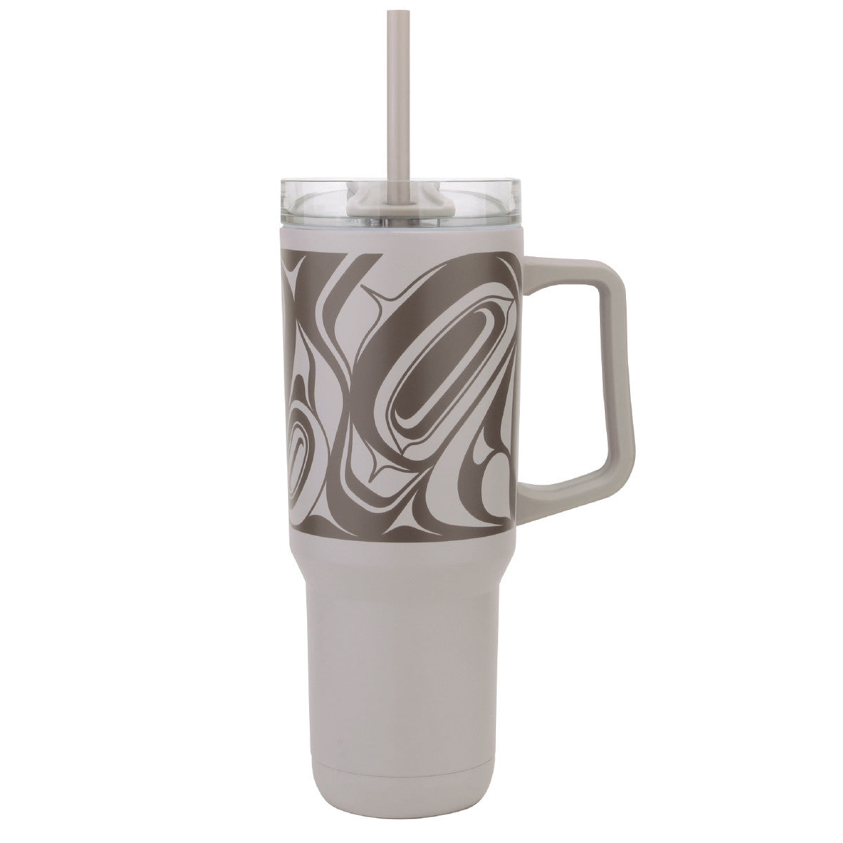 Insulated Tumbler with Straw - Eagle