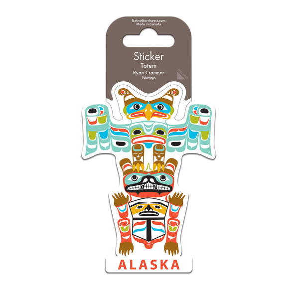 Alaska Totem Sticker