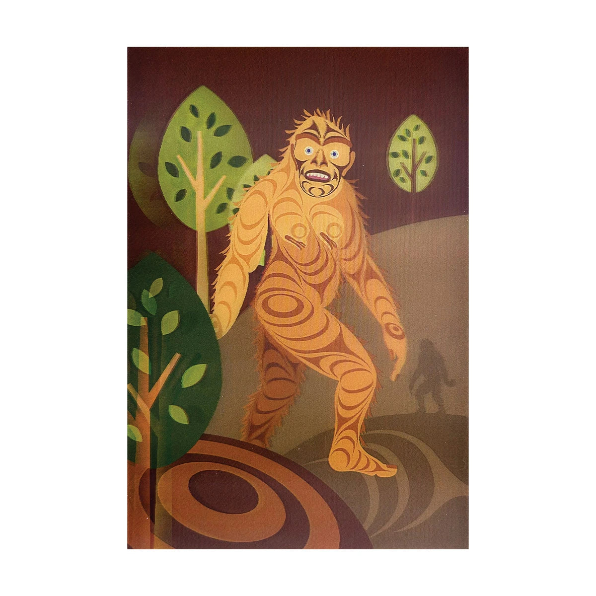 3D Card - Sasquatch