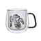 Double Walled Glass Mug - Eagle