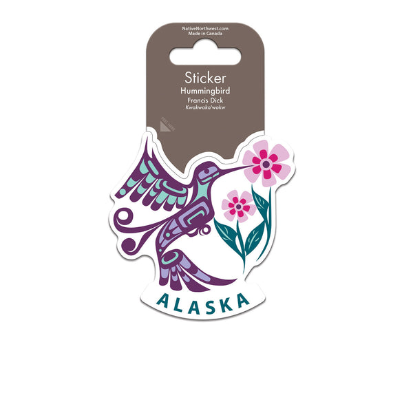 Alaska Hummingbird Sticker