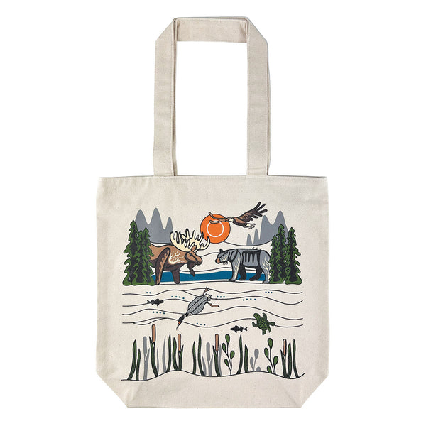 Canvas Tote - All My Relatives – Fish Creek Company