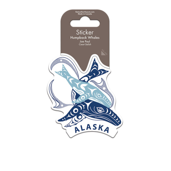 Alaska Humpback Whales Sticker