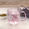 Double Walled Glass Mug - Hummingbird