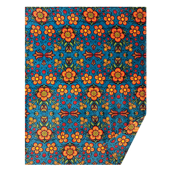 Fleece Blanket - Beadwork